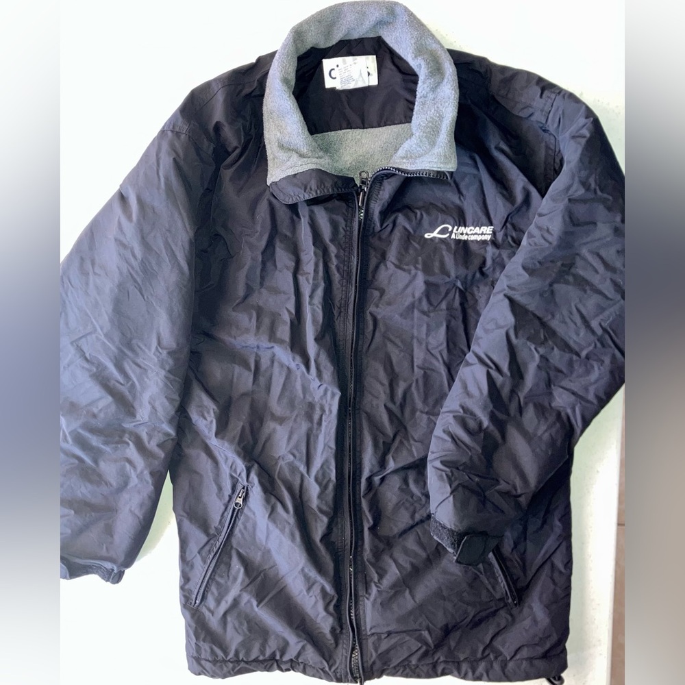 Lincare heavy weather jacket healthcare respiratory coat medium linde